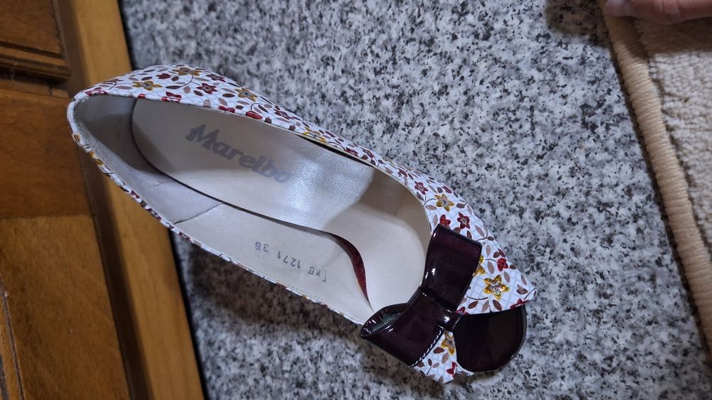 Pantofi piele naturala