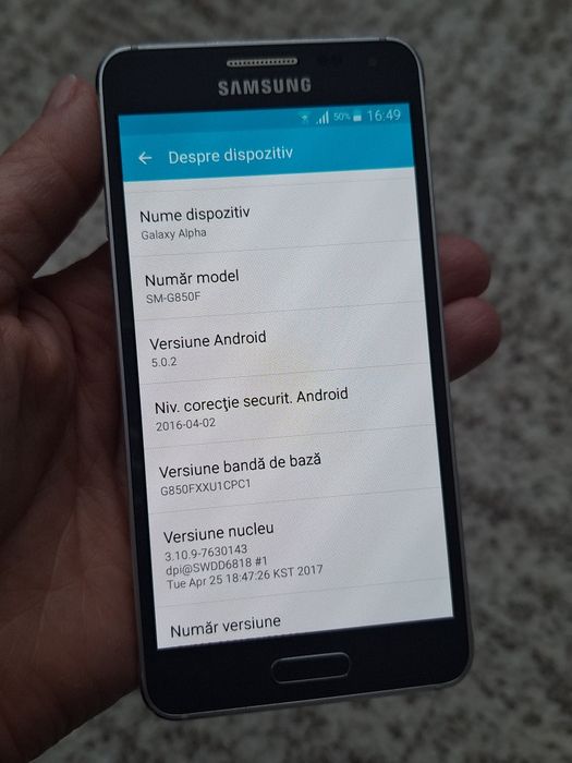 Telefon Samsung Galaxy Alpha.