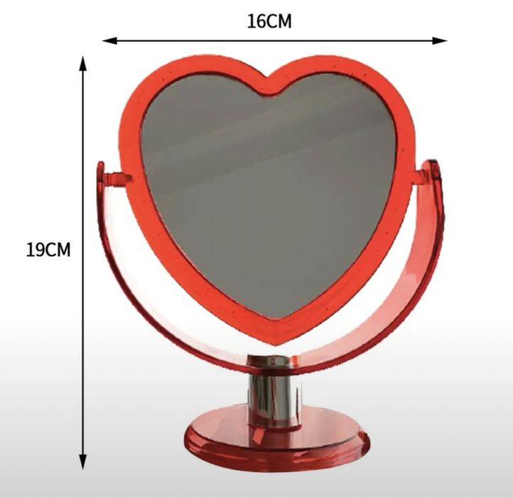Зеркало в виде серцда