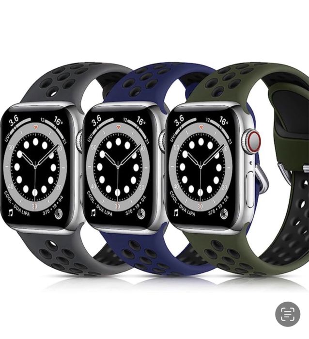 Curea Husa Sport Hoco Silicon Holes Incarcator Cablu Ceas Apple Watch
