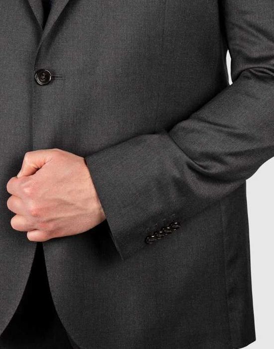 Sacou blazer 50 XL de lux Eduard Dressler lana respirabila grey