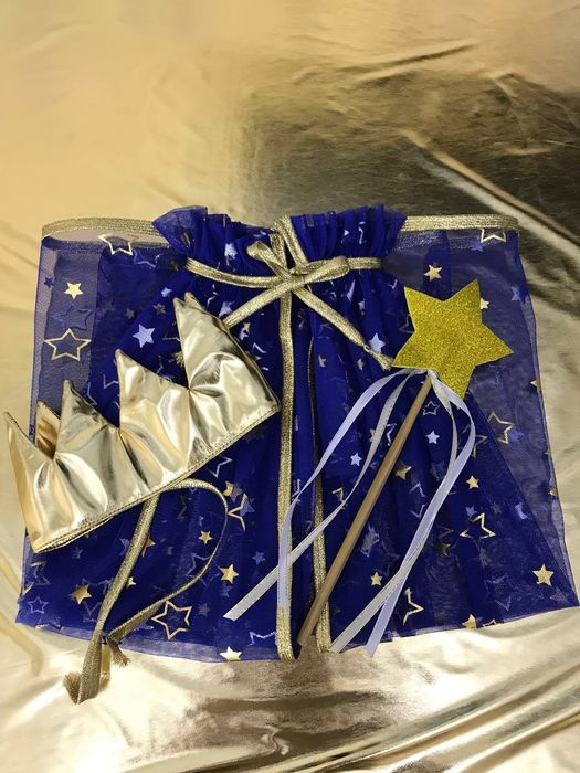 Наряд принцессы-волшебницы
Накидка
Корона
Волшебная палочка
Длина  на