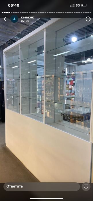 Витрина жалюзи шкафы