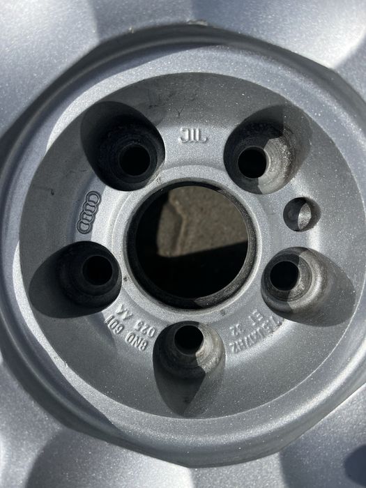 Jante aliaj 5x100mm, anvelope vara 225/45 R17, Audi TT, A1, A3, etc
