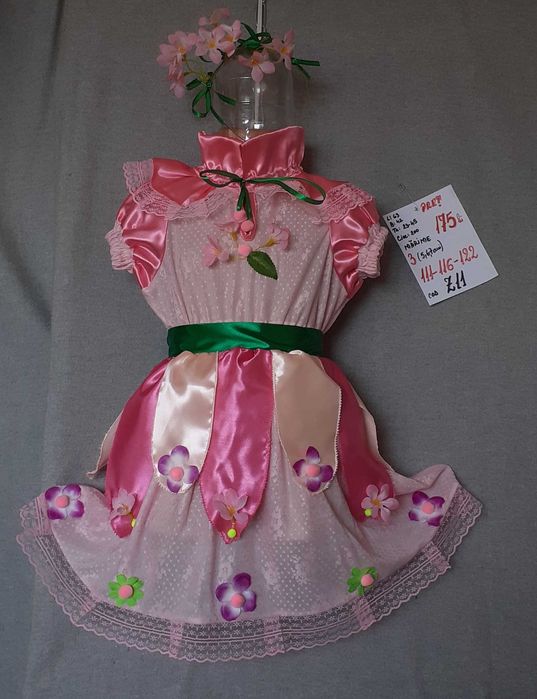 Rochita Zambila (floare roz) pentru copii 3-7 ani 175 RON