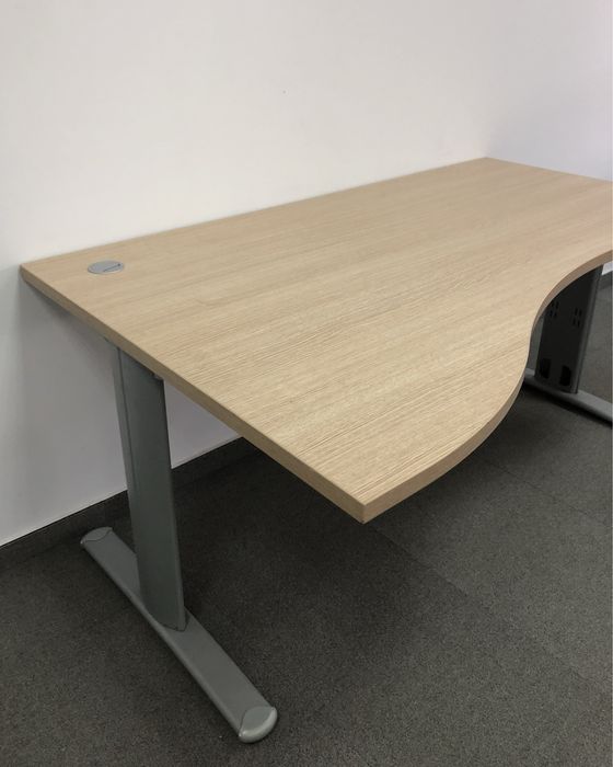 Stoc 40 Buc. Birou de Colț 160X100 cm; Masă Lucru cu Picioare Metalice