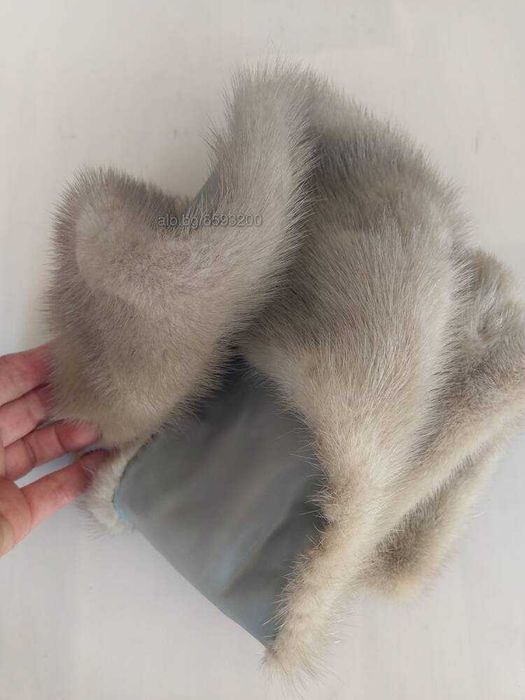 Яка от естествен косъм норка