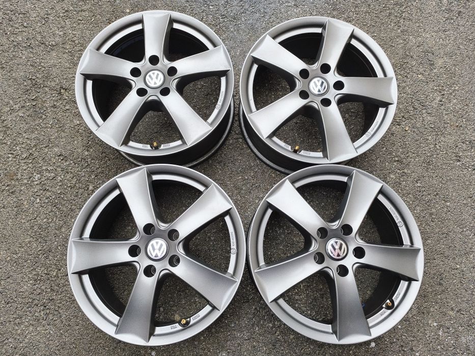 Фолксваген/VW - 17 цола 5x112; 4 бр. лети джанти  цвят графит
