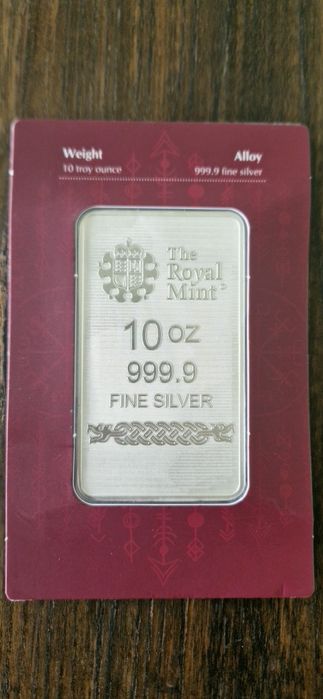 Monedă/Lingou Argint 10 oz (311g) - ODIN (The Royal Mint & Germania Mint)