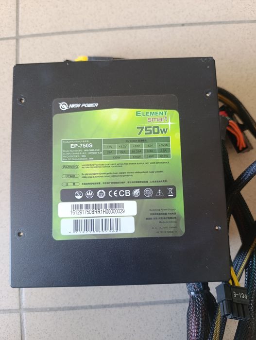 Highpower 750w semimodulara bronze Sursă PC