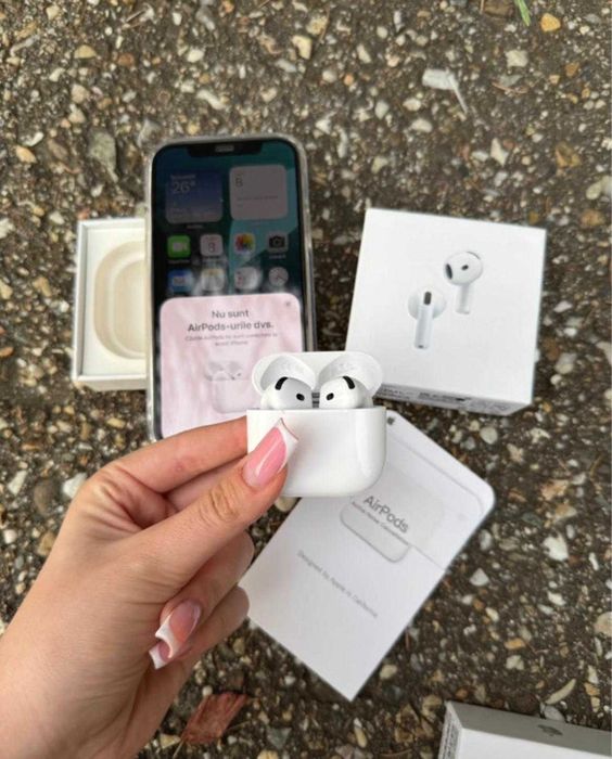 Casti AirPods 4 cu ANC / NOI, Sigilate / Livrare rapida