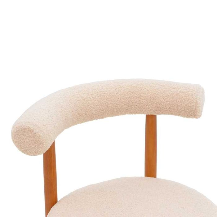 Стол, Fenza, Орех, Черен, Дърво, 60х54х75см.