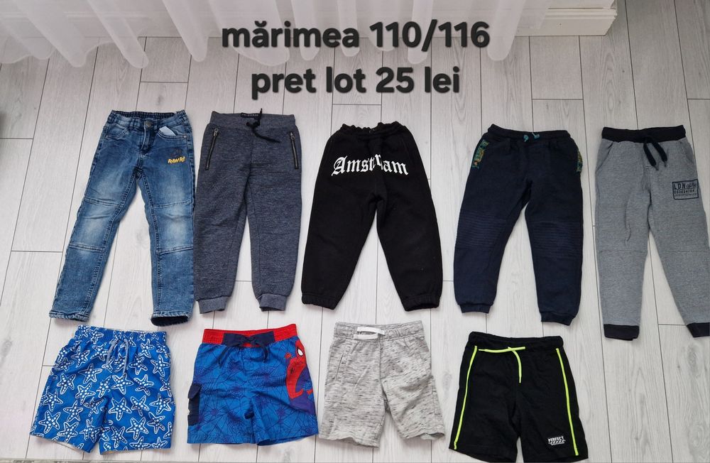 Lot haine mărimea 110-116