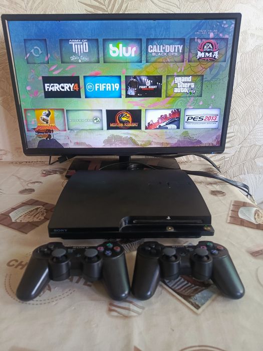 Ps3 slim 250gb CFW proshivka +3oy garantiya