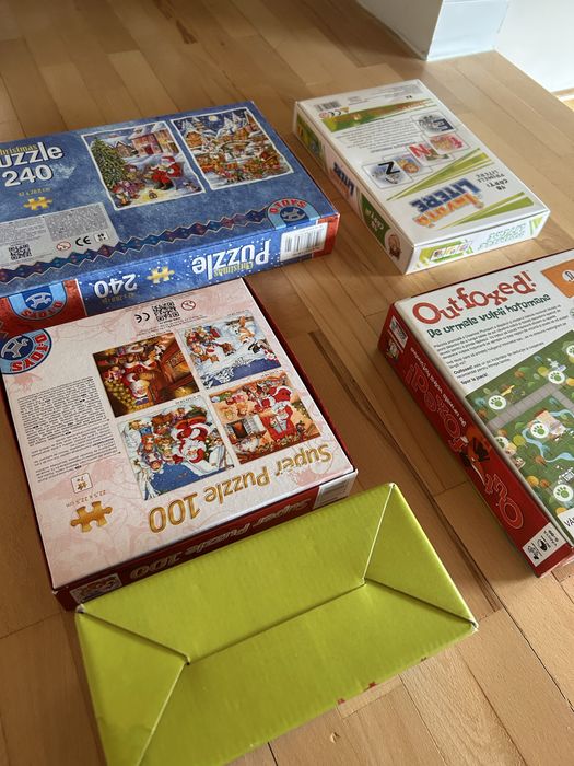 Lot complet jocuri educative și puzzle-uri | Preț avantajos!!
