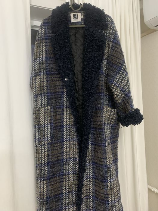 Пальто халат осеннее, утепленное