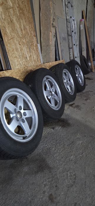 АUDI магнезееви джанти със зимни гуми 215/55/16 7J ET42 5x112 DOT2723