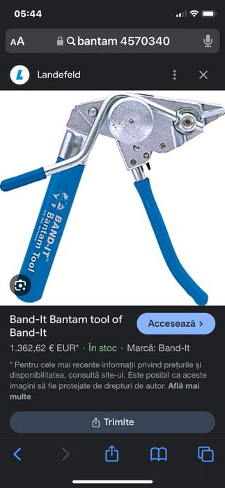 Mașina legat coliere fier bantam