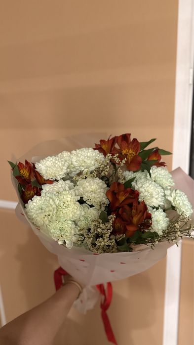 Букет цветов свежие