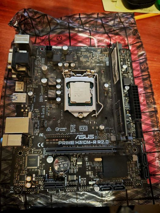 Материнская плата + процессор + озу Core i3-9100F