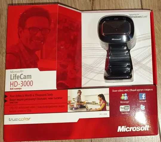 Camera Web Microsoft LifeCam HD-3000 - Produs sigilat
