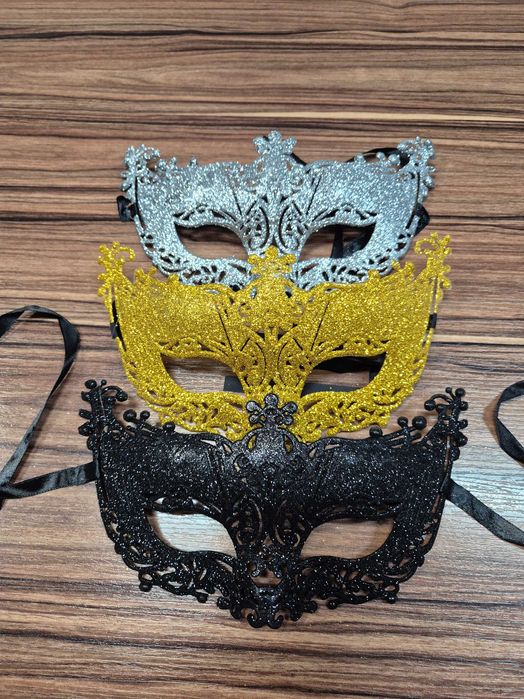 Карнавална маска маскен бал хелоуин маска за лице