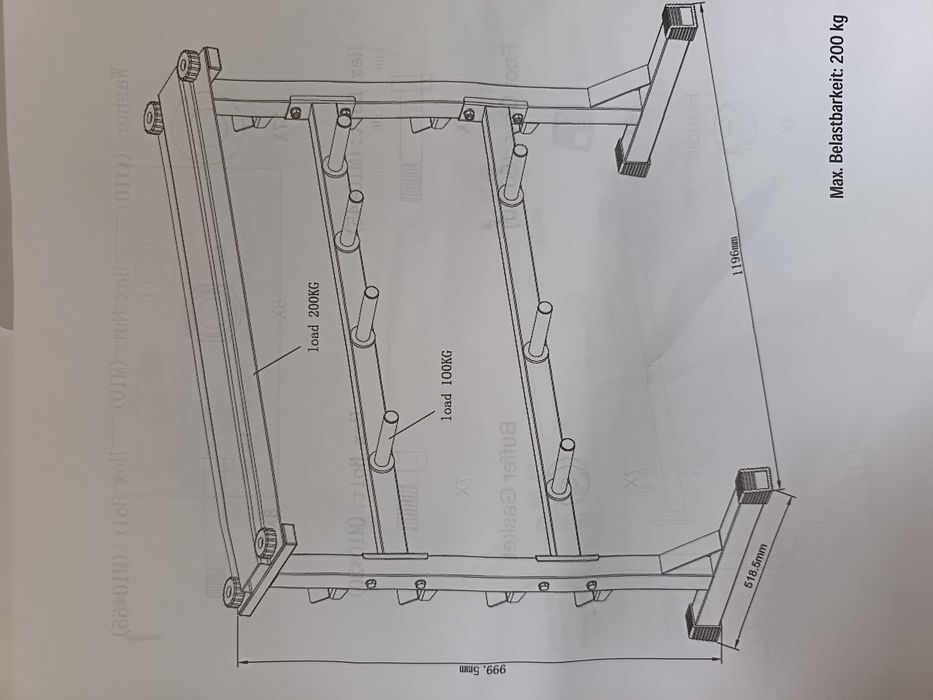 Продавам стойка за лостове, тежести и дъмбели