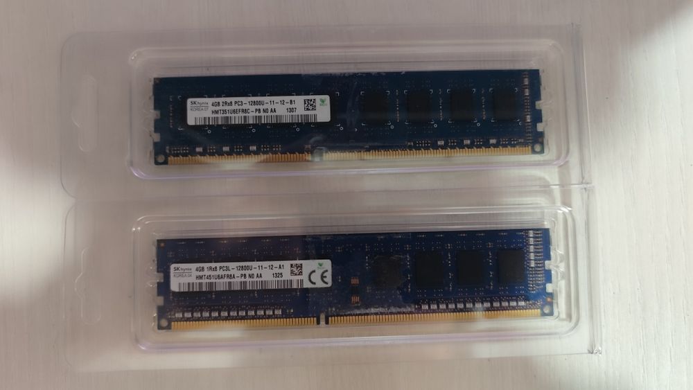 Продаю ОЗУ DDR3 4GB x2
