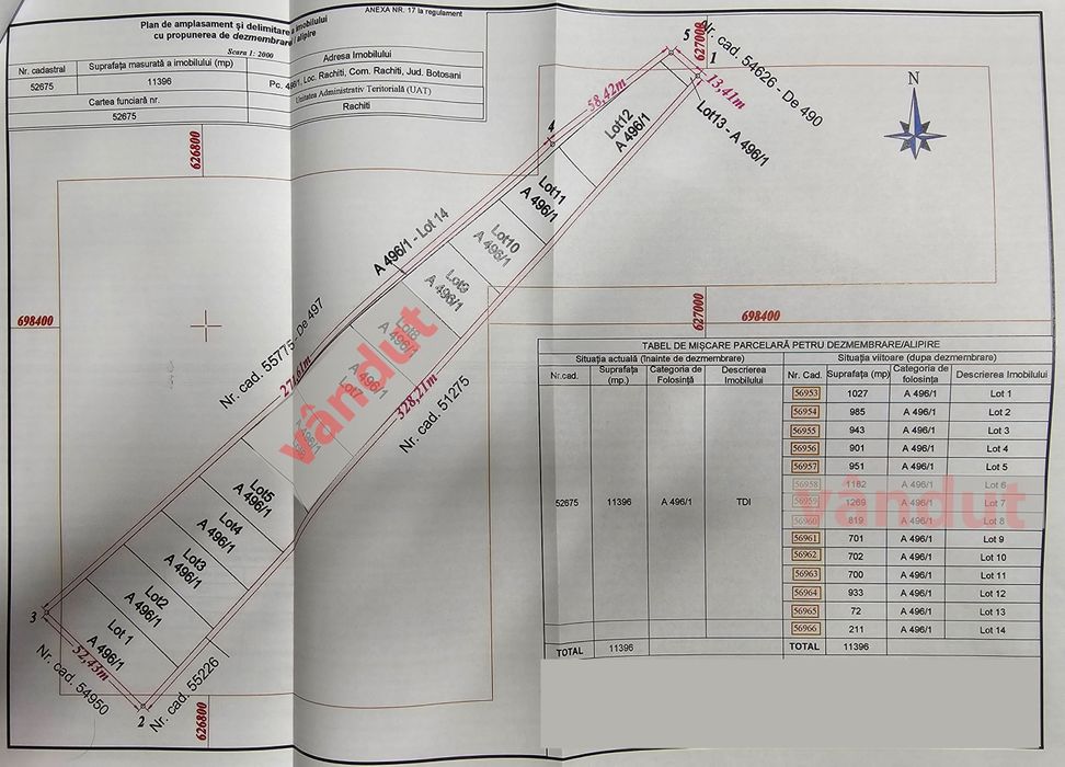 Teren intravilan/Loturi de casa - Rachiti, Botosani