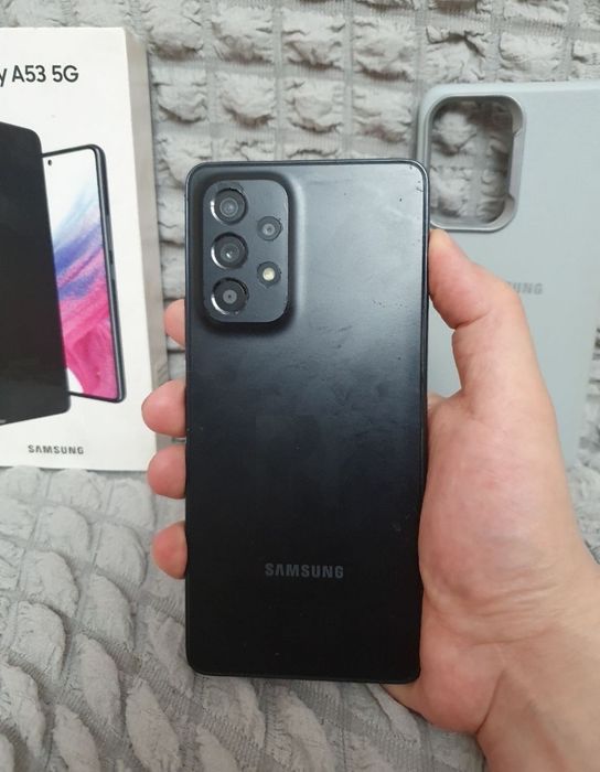 Samsung Galaxy A53 5G 6+6/128GB Rangi Black Holati yaxshi Karobka Bor