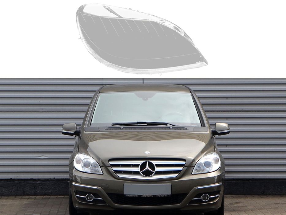 Стъкла за фарове на Mercedes B-Class W245 Facelift