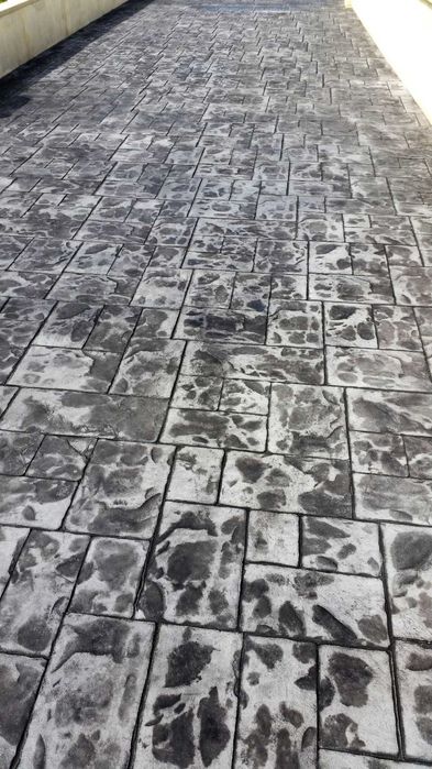 Beton Amprentat , Beton Amprentat în vertical, Beton Elicopterizat