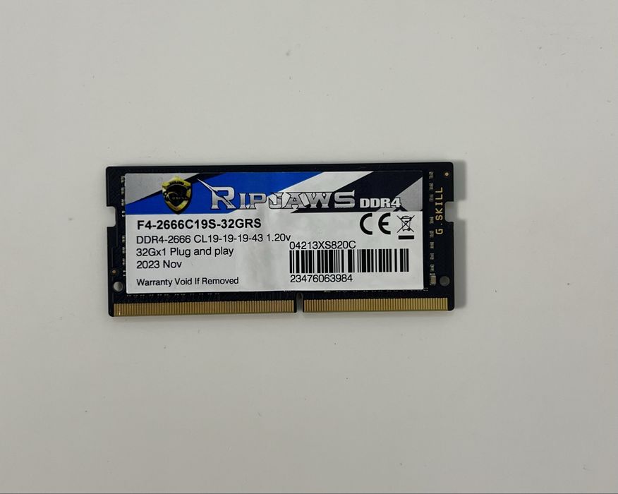 Оперативная память ddr4 32gb SO-DIMM