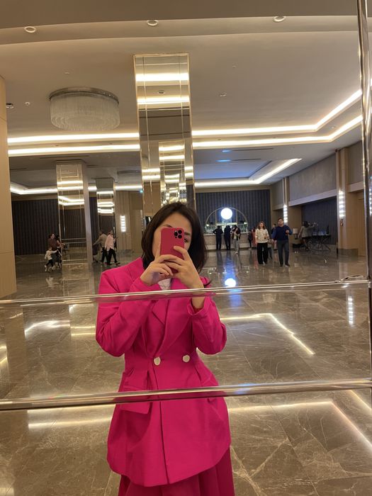 Пиджак от Айшо розовый