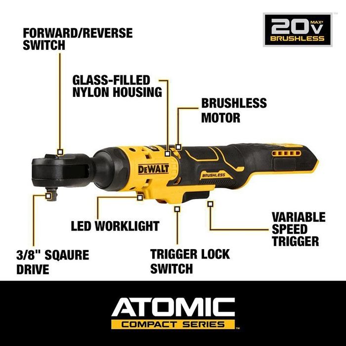 Dewalt трещетка угловая