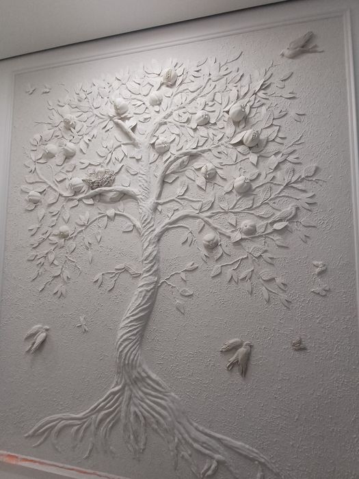 Барельеф роспись скульптура