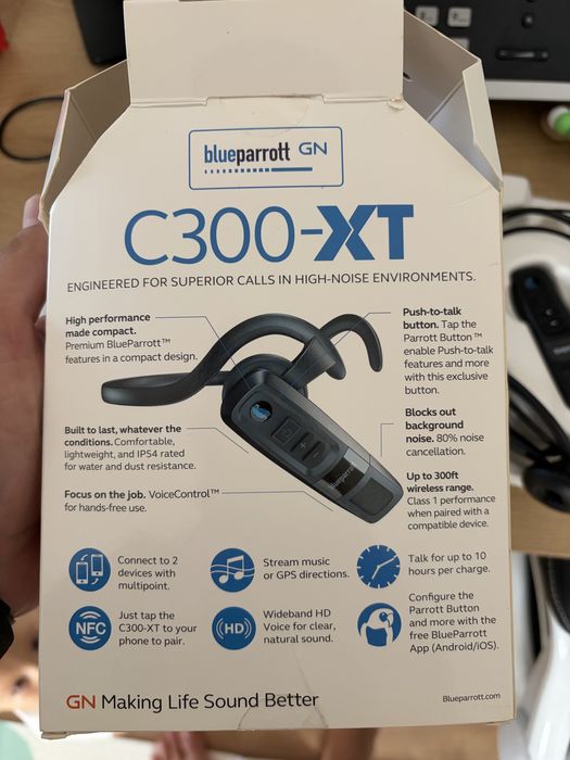 Слушалка blueparrory c300-xt