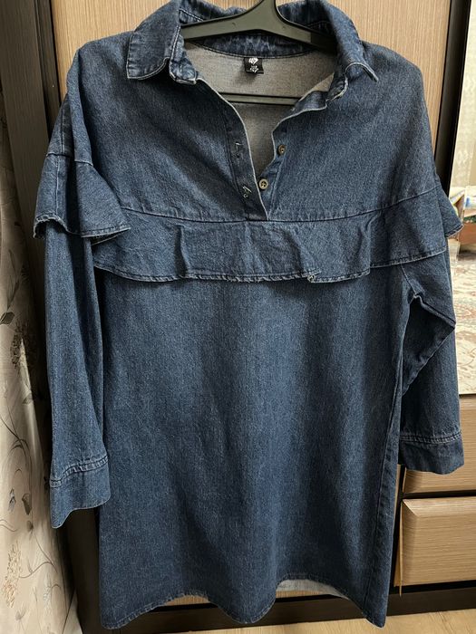 Джинсовое платье