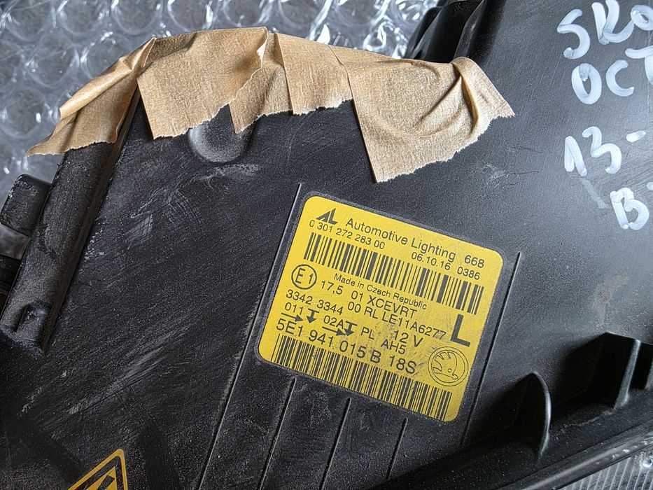 Skoda Octavia 3 Bi xenon 13-17 ляв фар 2016