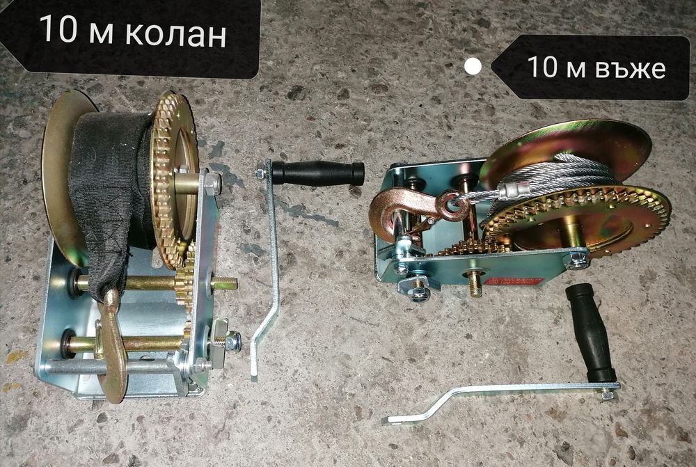 Щанги за гуми. Ключ джанти. Комплект звездогаечни ключове. Манометър