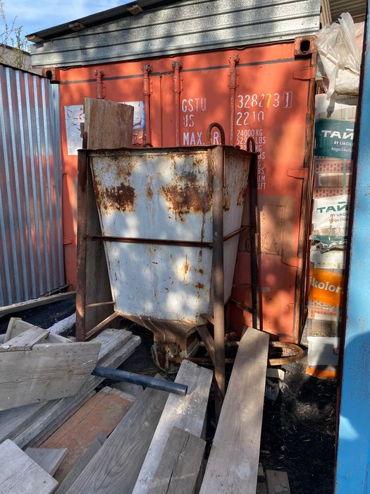 Бадья для бетона, бадия, туфля