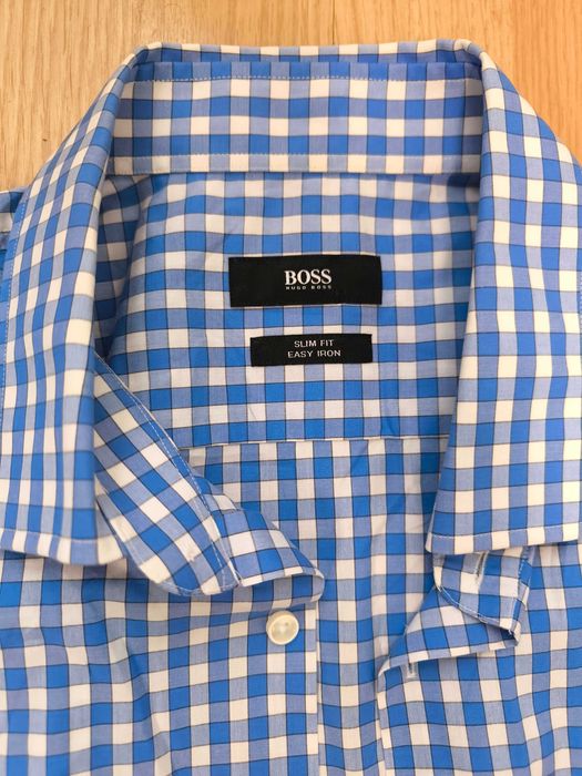 Мъжка карирана риза Hugo Boss