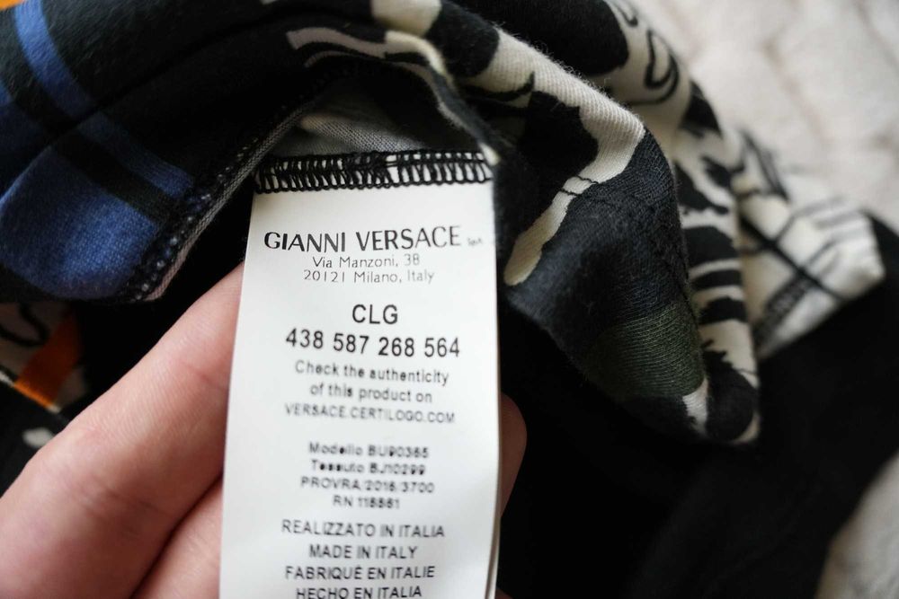 Versus Versace Men’s T-Shirt, post-relaunch / archival-style, фланелка