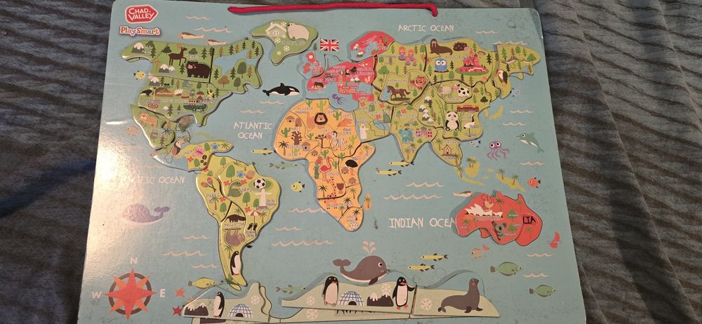 Магнитна детска карта