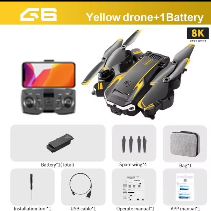 Drona 8K GPS 10000 metri