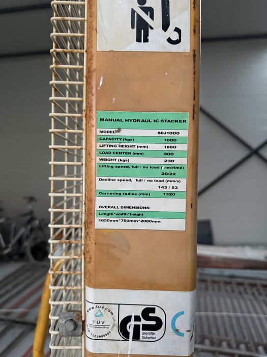 Stivuitor manual gutman hidraulic