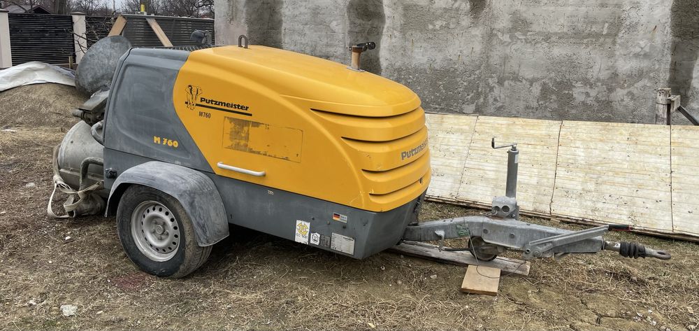 Pompă șape Putzmeister M760 DH – 2.300 h – service complet – 20.000 €