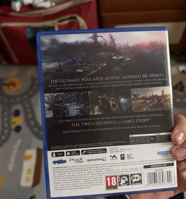 Игра на ps 5 Metro Exodus