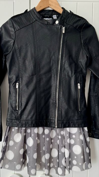 Кожено яке OKAIDI и пола на точки PRIMIGI 11-12 г.