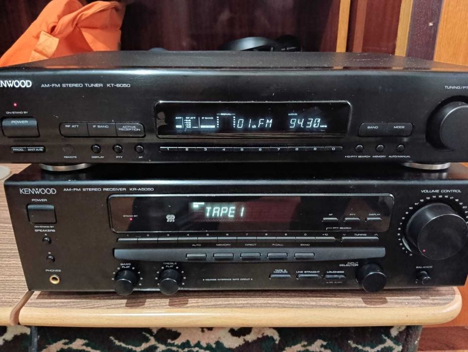 Amplituner KR-A5050 + Tuner Kenwood KT-6050 Black